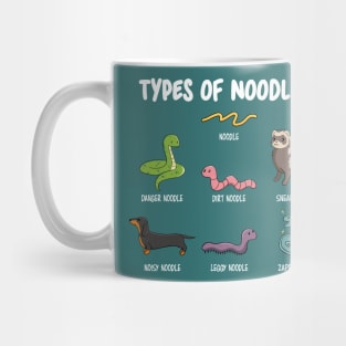 Types of Noodles Mug
